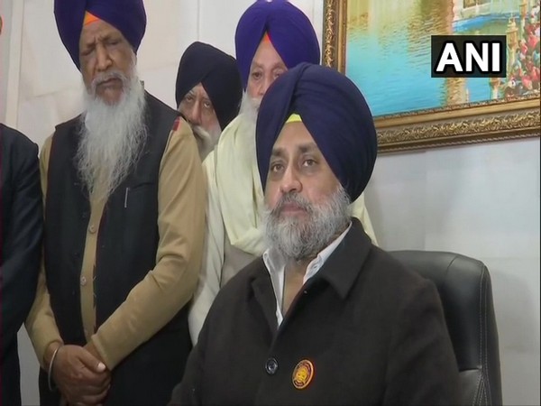 SAD chief Sukhbir Singh Badal during press conference in Amritsar (Photo/ANI)