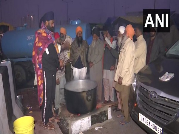 Visual from Ghazipur border (Photo/ANI)