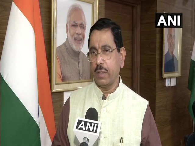 Union Minister of Parliamentary Affairs Pralhad Joshi (Photo/ANI)