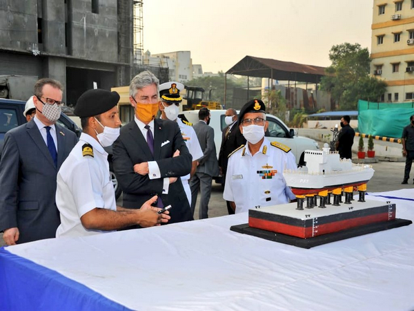 The US Secretary of Navy, Kenneth J Braithwaite visited Western Naval Command headquarters in Mumbai