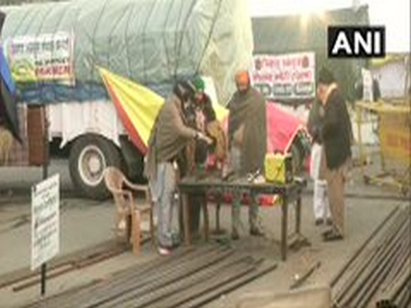 Visual from Singhu border (Photo/ANI)