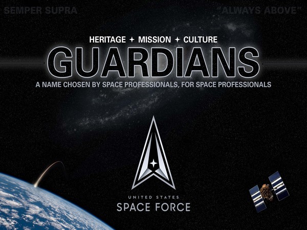 United States Space Force has announced that its space professionals will be known as Guardians. (Photo credit: Twitter/United States Space Force)