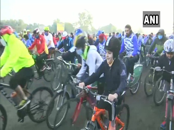Fit India Cyclothon (Photo/ANI)