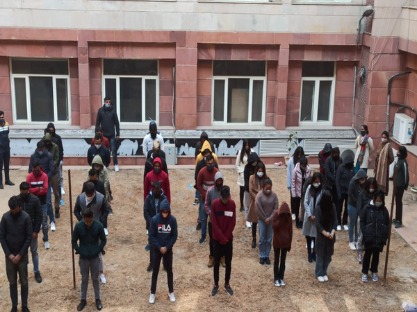 42 persons have been arrested from an illegal call centre from Peeragarhi