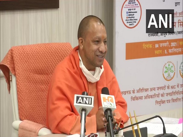 UP CM Yogi Adityanath launched Ayush Telemedicine (Photo/ANI)