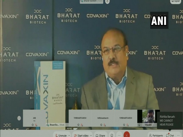 Bharat Biotech Chairman and Managing Director, Dr Krishna Ella (Photo/ANI)