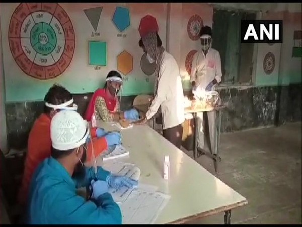 Visual from the polling centre at Kudi village in Kalaburagi district.