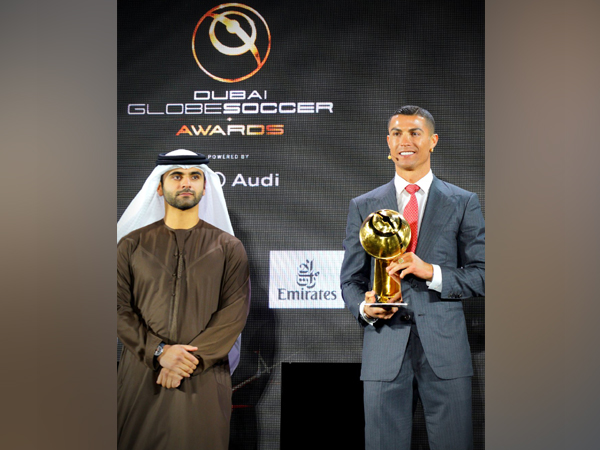 Cristiano Ronaldo (Photo/ Globe Soccer Awards Twitter) 