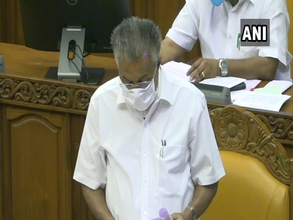 Kerala Chief Minister Pinarayi Vijayan in the Assembly. (Photo/ANI)