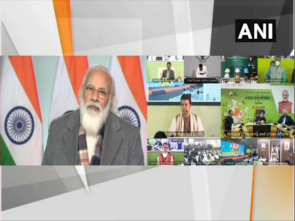 Prime Minister Narendra Modi at the launch event. (Photo/ANI)