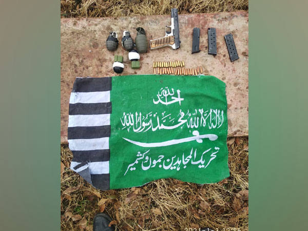 A consignment of arms, ammunition and grenades recovered from Dabbi village 
