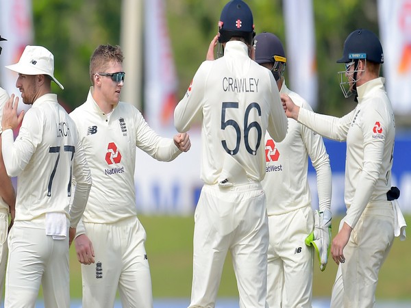 England players during Sri Lanka's second innings. (Photo/ ICC Twitter) 