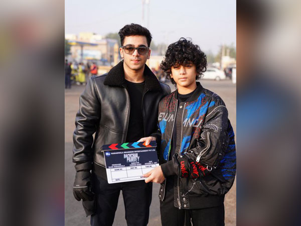 Subhan and Sufiyan Nadiadwala giving the first clap for 'Bachchan Pandey' (Image Source: Twitter)