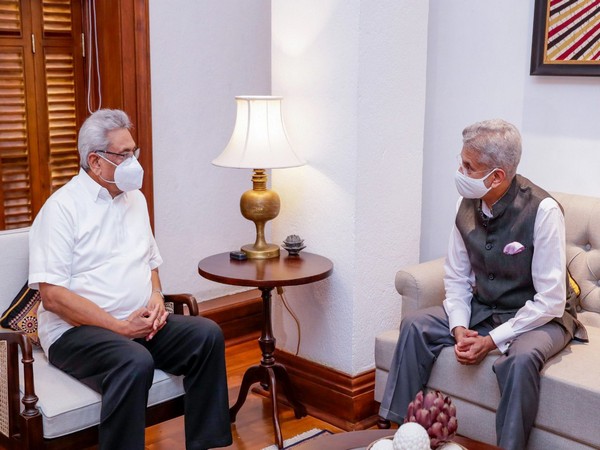 S Jaishankar, External Affairs Minister, met Sri Lankan President Gotabaya Rajapaksa on Wednesday. (Photo credit: Twitter/Gotabaya Rajapaksa)