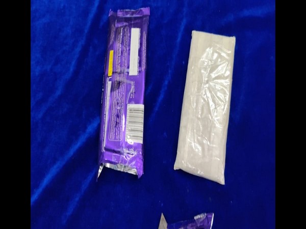 Gold recovered from a chocolate wrapper