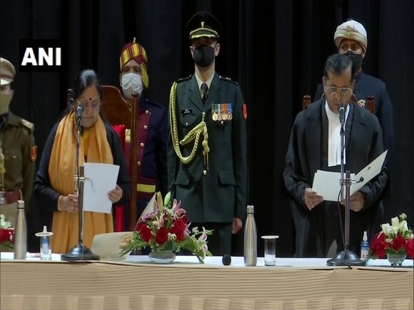 The oath ceremony of Uttarakhand High Court Chief Justice. (Photo/ANI)