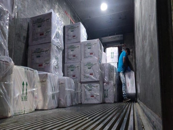 Movement of 56.5 lakh vaccine doses started from Pune to 13 locations across India (Photo/ANI)