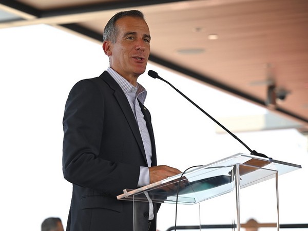 Los Angeles Mayor Eric Garcetti ( Photo Credit-Reuters)