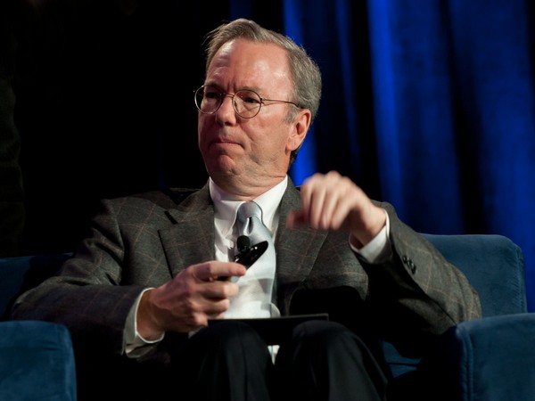Former chief executive officer (CEO) of American tech giant Google, Eric Schmidt