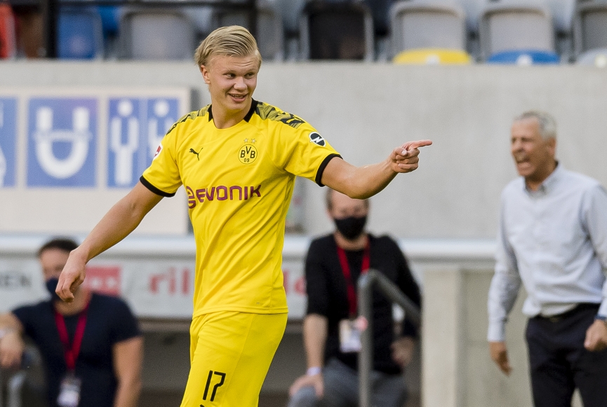 Borussia Dortmond striker Erling Haaland (Photo/Borussia Dortmond Twitter)