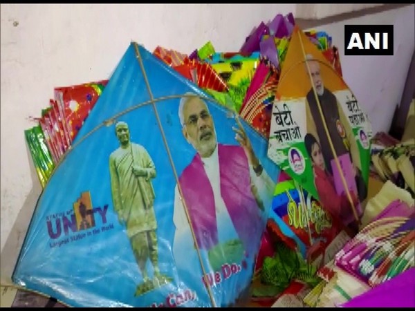 PM Modi printed kites