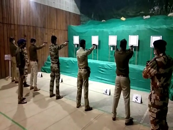 Police officers training. (Photo/ANI)