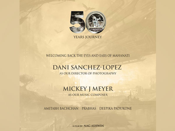 Makers of Nag Ashwin's next rope in 'Mahanati' DOP, music composer (Image Source: Twitter)