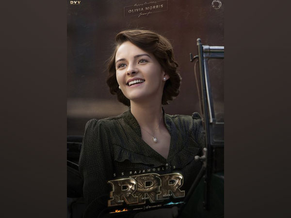 First look of Olivia Morris from 'RRR' (Image Source: Twitter)