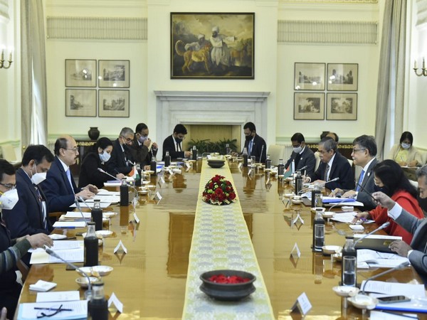 India Foreign Secretary Harsh Vardhan Shringla and Bangladesh Foreign Secretary Ambassador Masud Bin Momen held Foreign Office Consultations (FOC) on Friday. (Twitter/Anurag Srivastava)