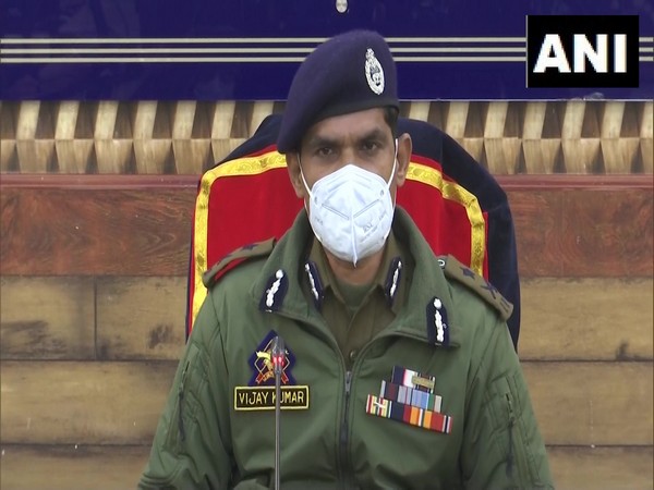 Inspector General of Police, Kashmir, Vijay Kumar. (Photo/ANI)