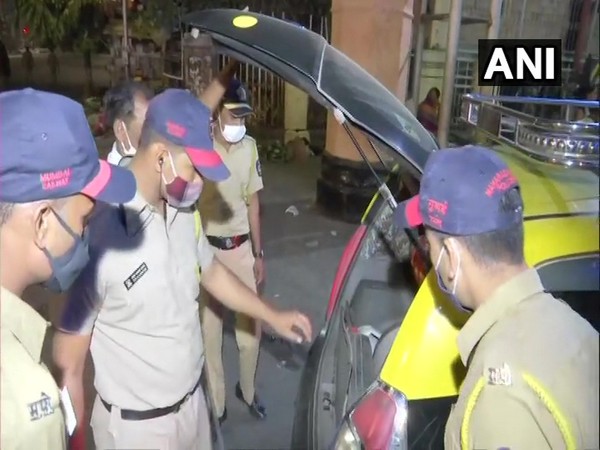 Mumbai Police is on high alert following blast near Israel Embassy in Delhi [Photo/ANI]