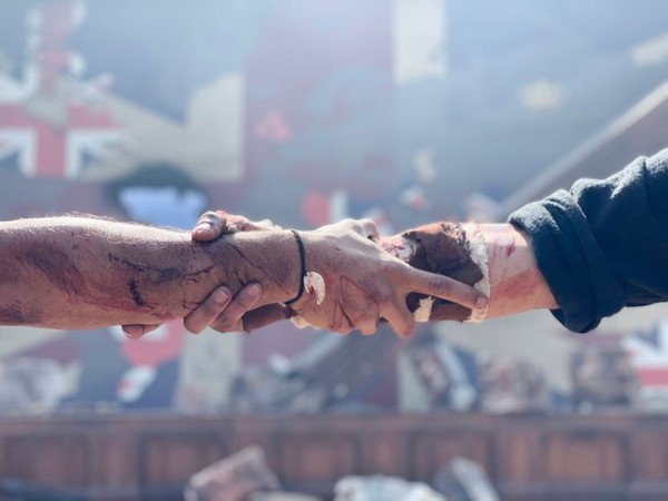 A glimpse of climax shoot of 'RRR' (Image Source: SS Rajamouli Twitter)