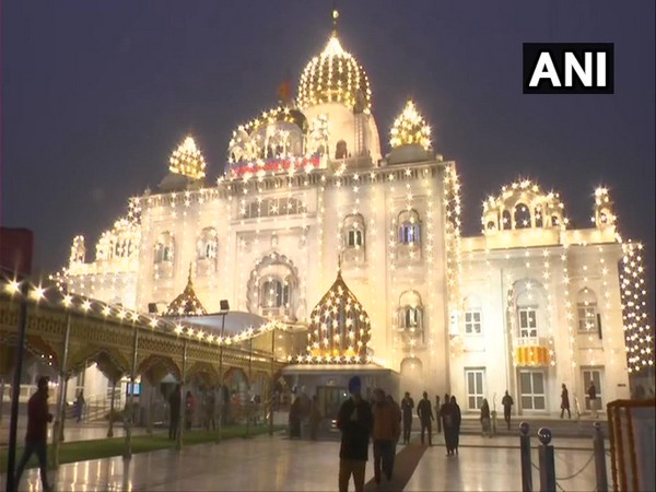 Visual from Gurudwara Bangla Sahib on Parkash Purab (Photo/ANI)