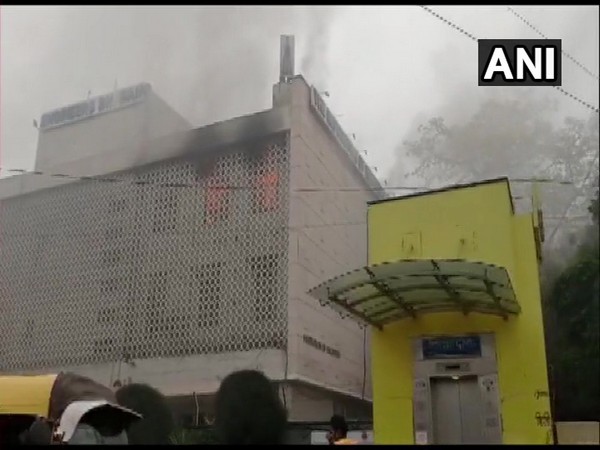 Visual of fire from Delhi's ITO area (Photo/ANI)