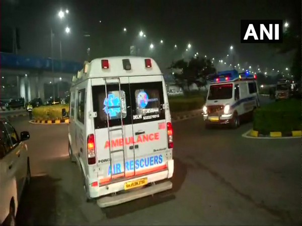 Visuals out side the Delhi airport. (Photo/ANI)