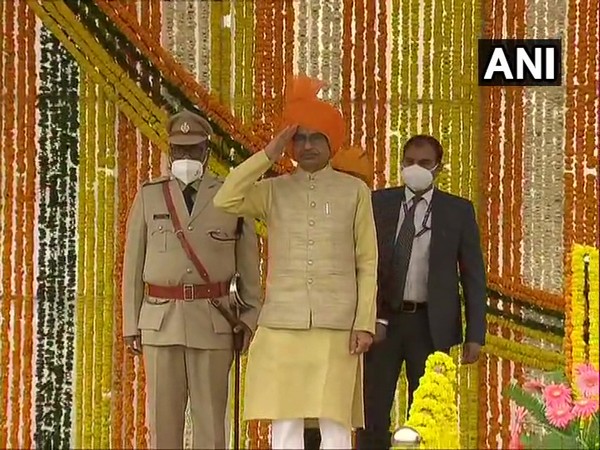 Madhya Pradesh CM Shivraj Singh Chouhan at SAF ground in Rewa