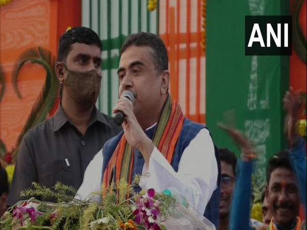 BJP leader Suvendu Adhikari at East Midnapore (Photo/ANI)