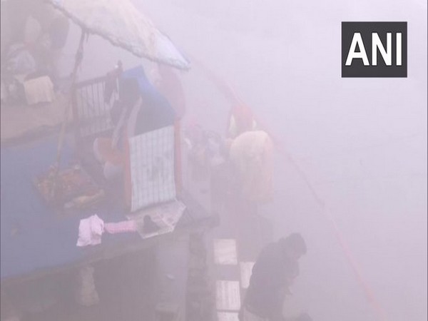 Hindu devotees took a holy dip in the Ganges River on the occasion of Paush Purnima at Varanasi