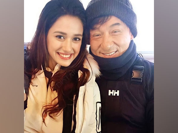 Actors Disha Patani and Jackie Chan (Image Source: Instagram)