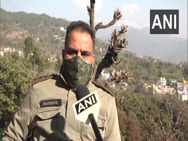 Rakesh Sharma, wildlife range officer, Udhampur in conversation with ANI. (Photo/ANI)