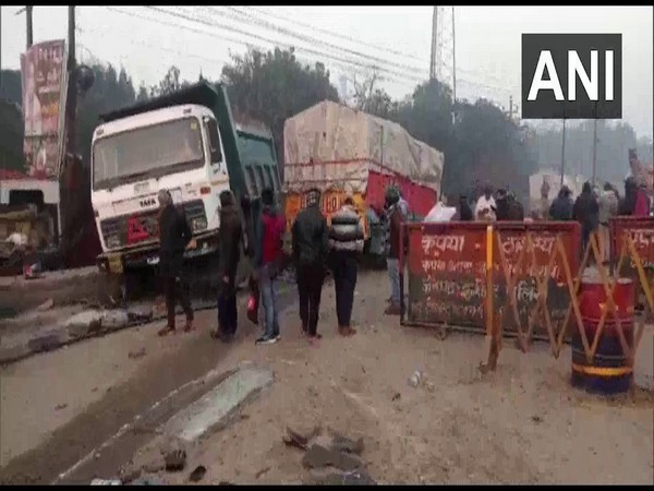 Visual from the mishap site in Bulandshahr.