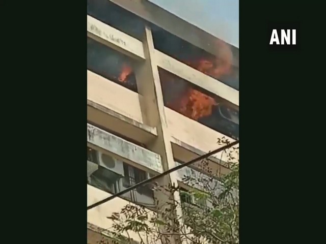 Fire broke out on the sixth floor of a building in Andheri