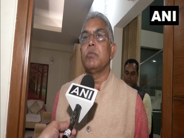 Dilip Ghosh, BJP West Bengal president in conversation with ANI. (Photo/ANI)