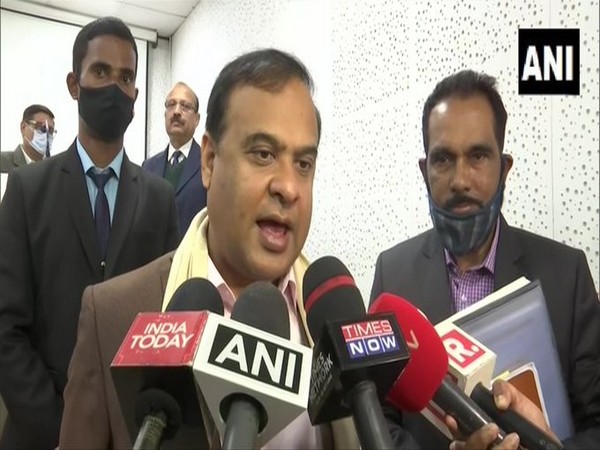 Assam Minister Himanta Biswa Sarma speaking to reporters in Guwahati, Assam on Wednesday. Photo/ANI
