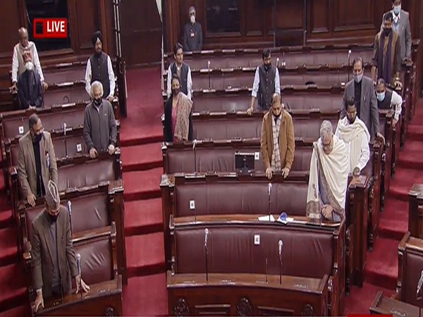 Rajya Sabha MPs on Thursday stand in solidarity with the farmers who lost their lives