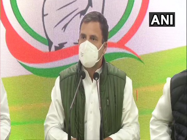 Congress leader Rahul Gandhi. [Photo/ANI]