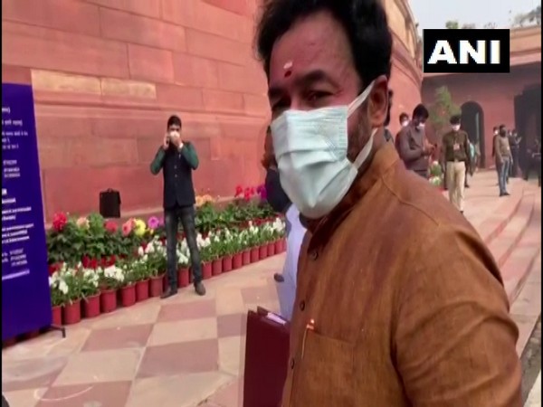 Minister of State for Home Affairs G Kishan Reddy speaking to ANI on Friday. (Photo/ANI)