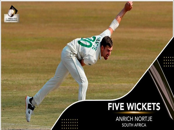 Proteas pacer Anrich Nortje (Photo/ ICC Twitter)