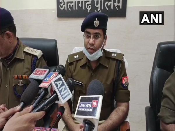 Kuldeep Gunawat, SP, Aligarh city (Photo/ANI)