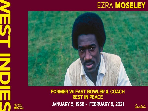 Former Windies pacer Ezra Moseley (Photo/ Windies Cricket Twitter)